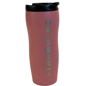 2008 pink Starbucks stainless steel travel mug